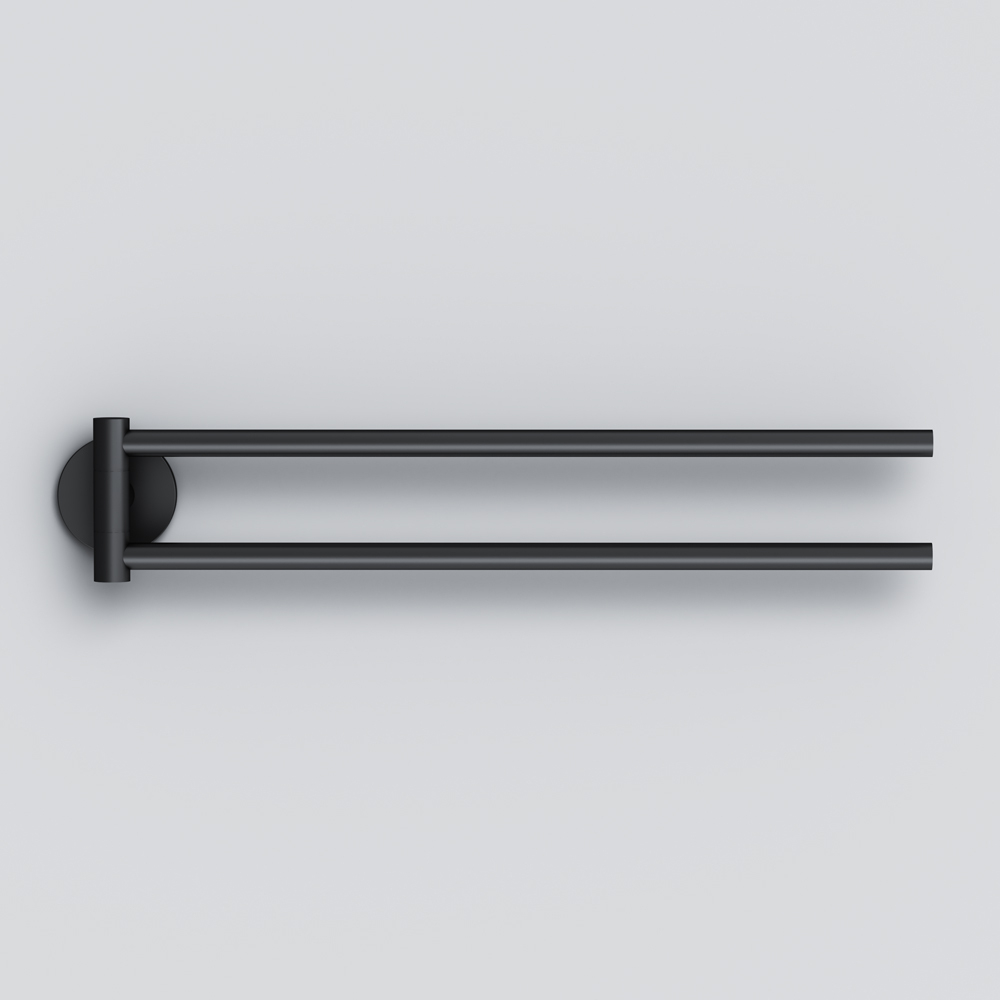 Двойная вешалка-вертушка для полотенец черный AM.PM X-Joy A85A32622 Черный