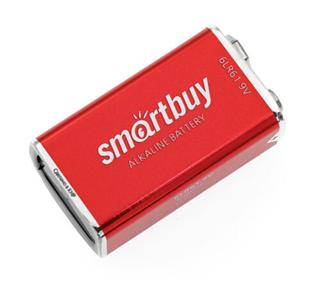 Батарейка Крона 6LR61-1B Smartbuy Alcaline (1шт)