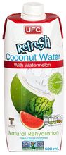 Вода кокосовая UFC Refresh с арбузом, 0.5 л