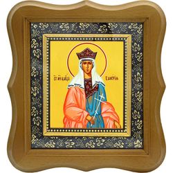 Валерия Римская, мученица, царица. Икона на холсте.