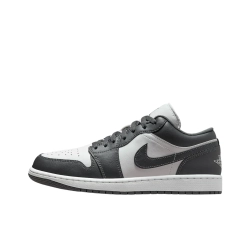 Мужские кроссовки Air Jordan 1 Low 'Grey White' 553558-044