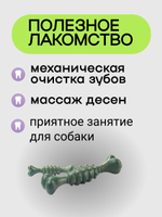 Зубочистки лакомство Мятные косточки для собак мелких пород пакетики по 7 штук набор из 12 упаковок