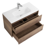 Тумба подвесная с раковиной BelBagno KRAFT 39-800/390-2C-SO-RT