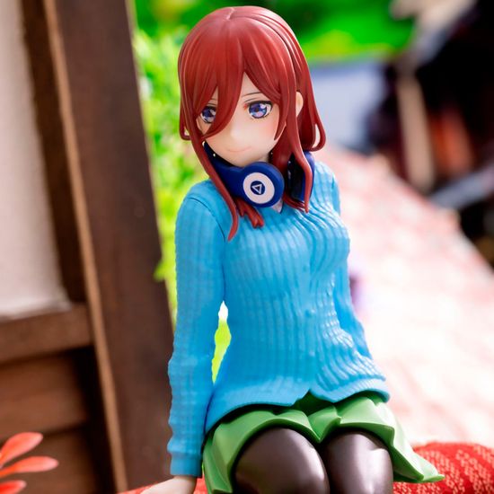 Фигурка Аниме SEGA Пять невест The Quintessential Quintuplets Miku Nakano 14см / по мотивам аниме "Пять невест", Мику Накано