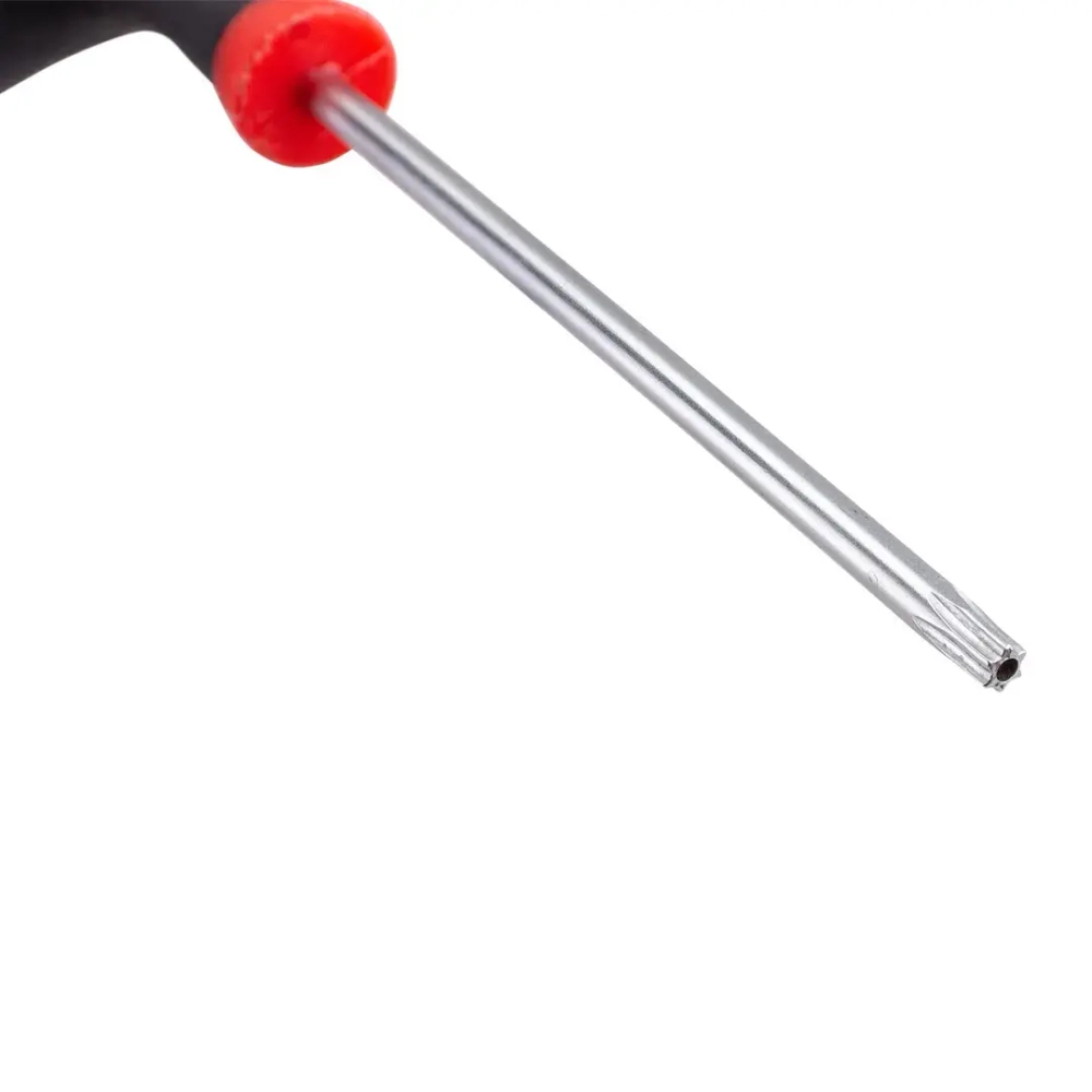 Ключ Т-образный TORX с прорезиненной рукояткой T15х75мм, на пластиковом держателе RockForce##Rock FORCE RF-76715G