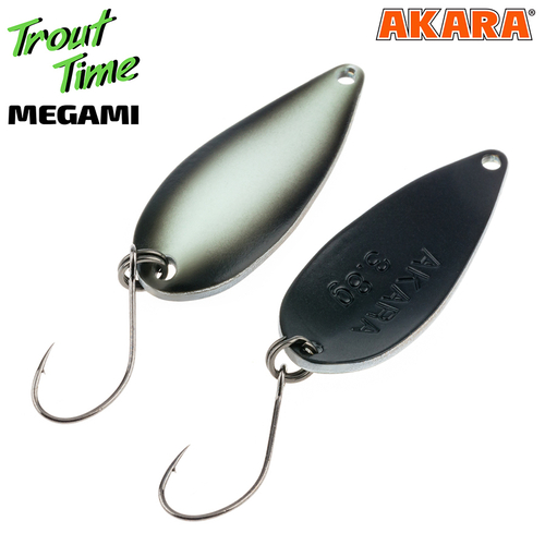 Блесна колебалка Akara Trout Time Megami 35 3,8 гр. 58P фосфорная