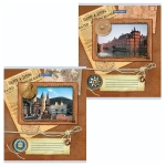 Тетрадь 96л. А5 клетка Brauberg ЭКО скрепка обложка картон АССОРТИ (1/7)