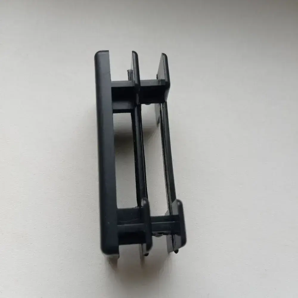 Заглушка для профильной трубы 25х50мм, цвет ЧЕРНЫЙ, 10шт