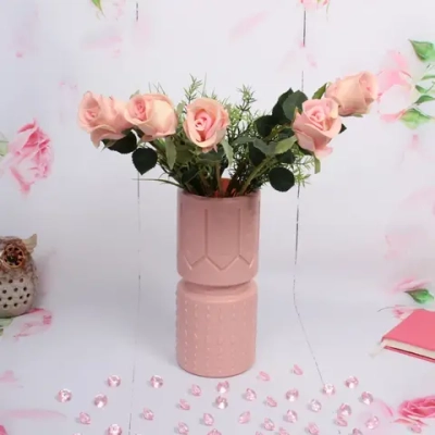 Ваза из пластика «Marlen-Софи» 3л 27,5*12см цвет розовый