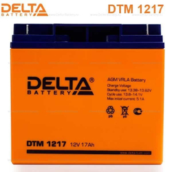 Аккумуляторная батарея Delta DTM 1217 (12V / 17Ah)