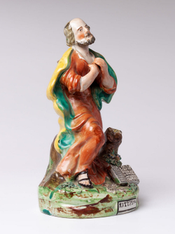 Апостолы Петр и Павел. Парные статуэтки.  Англия, Стаффордшир / Staffordshire, кон. 18в.