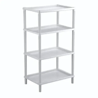 Этажерка универсальная «ФЛАВИЯ», цвет светло-серый, 4 полки 42*29*81см