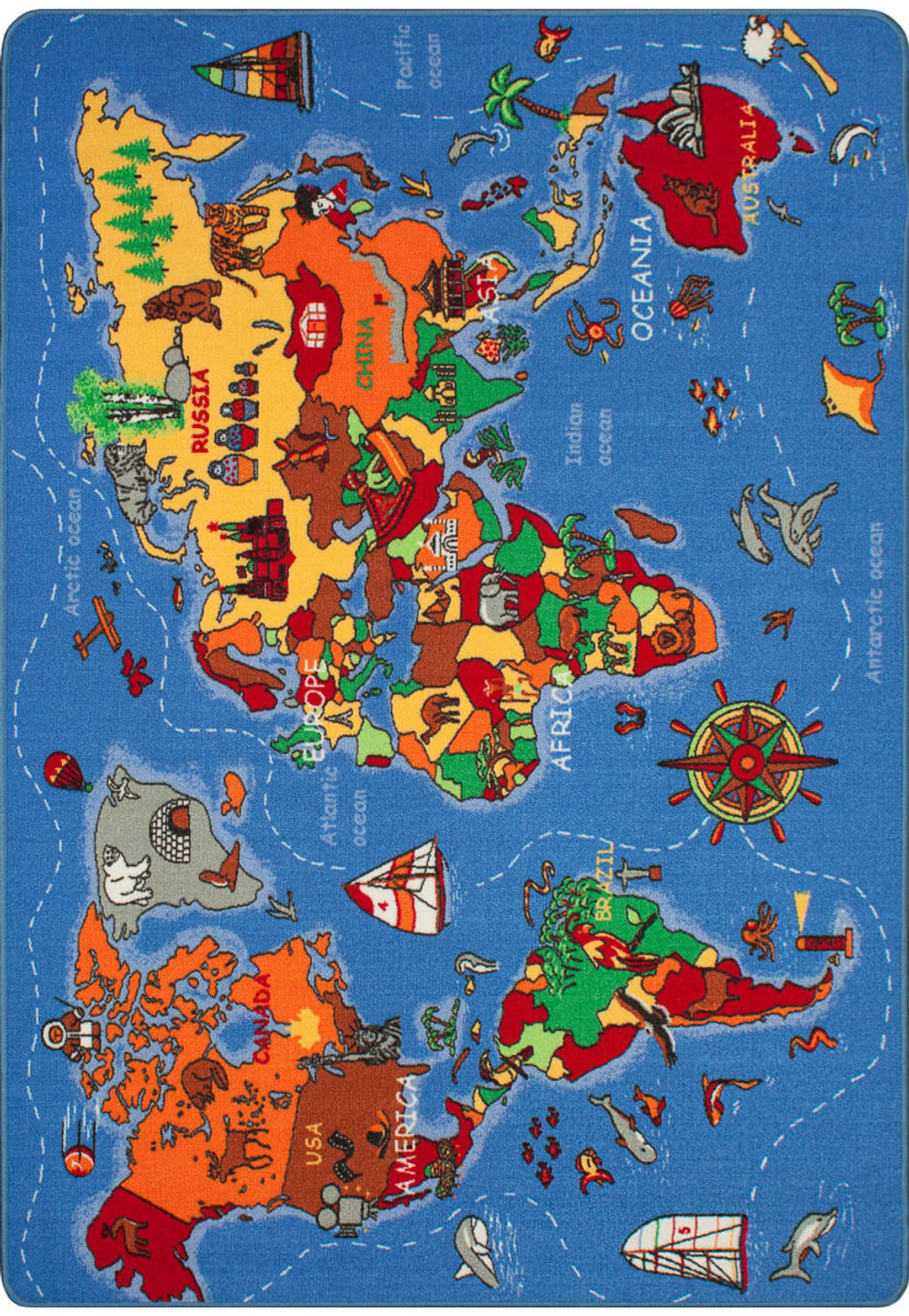 Игровой коврик Playmat Blue Card Blue-G9 (140*200 см)