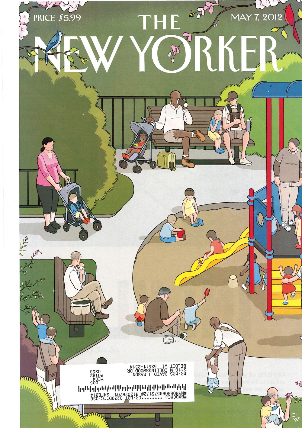 Журнал The New Yorker 07-05-2012, обложка
