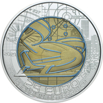 АВСТРИЯ, 2021, 25 ЕВРО [БИМЕТАЛЛ: СЕРЕБРО + НИОБИЙ]