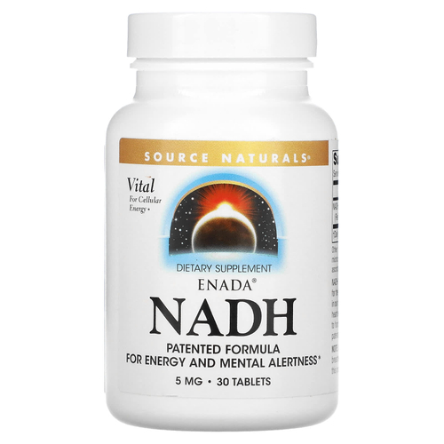 Source Naturals, Никотинамидадениндинуклеотид ENADA, 5 мг, 30 таблеток
