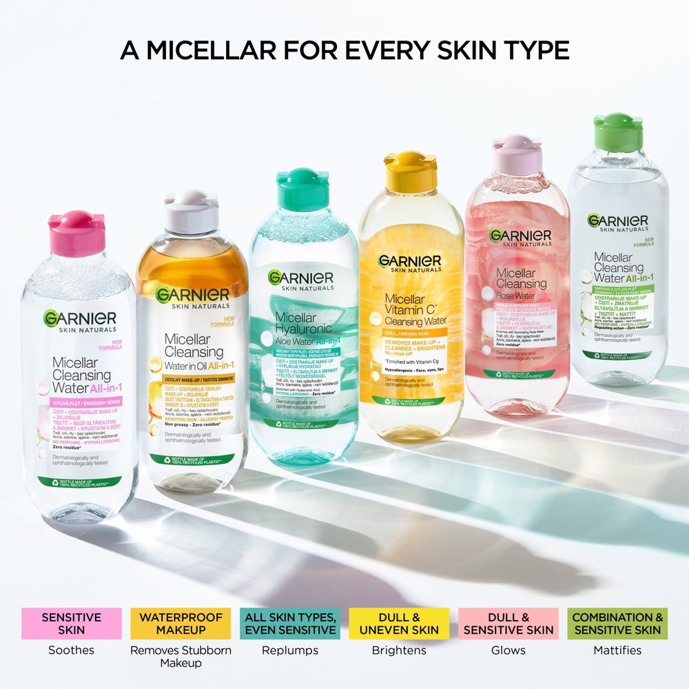 Garnier Skin Naturals - мицеллярная вода для чувствительной кожи /   400  ml  / GTIN 3600541358577