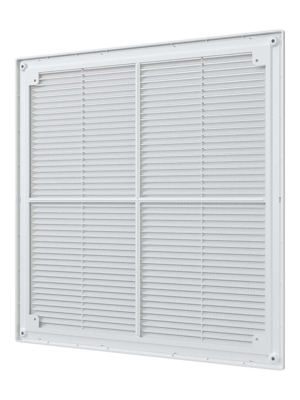 Решетка вентиляционная Р сетка разъемная 400х400 пластик ERA