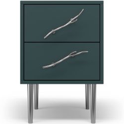 Тумба Арт Колор matte Стайл Сильвер Зеленый бирюзовый матовый