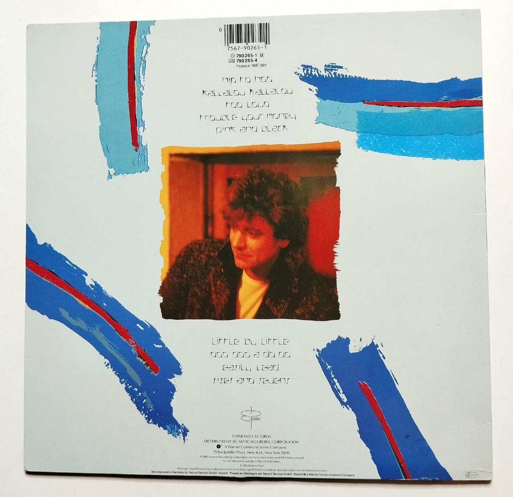 Винтажная виниловая пластинка LP Robert Plant Shaken N Stirred (Germany 1985)
