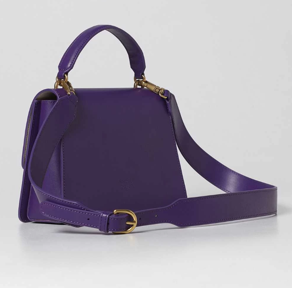 MINI LOVE BAG ONE TOP HANDLE LIGHT SIMPLY – purple gold