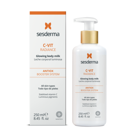 Молочко для тела с сияющими пигментами C-VIT