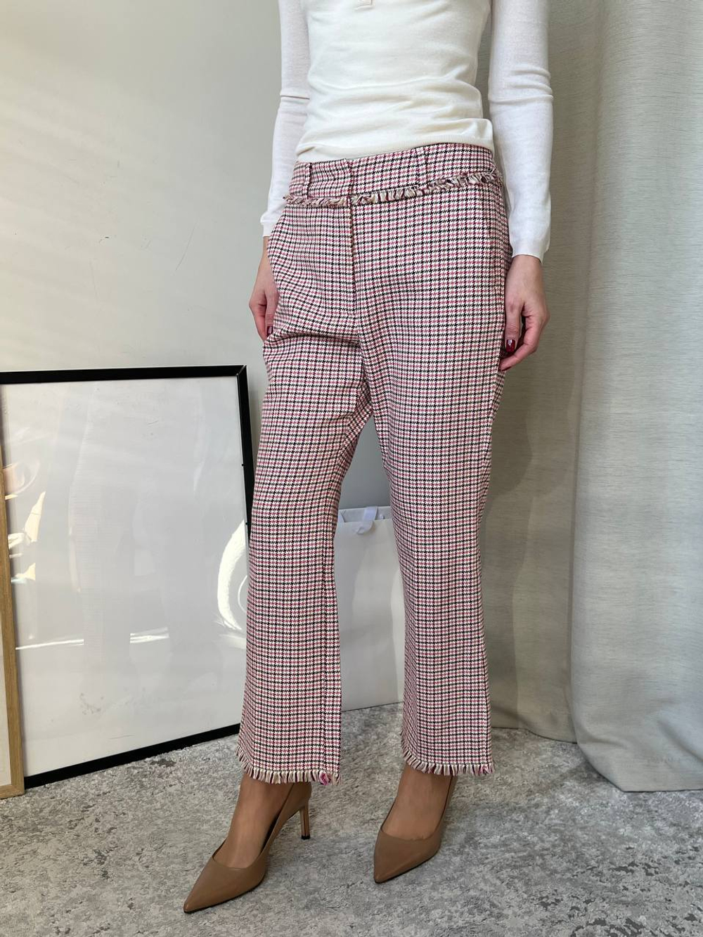 Хлопковые брюки Max Mara Weekend, S