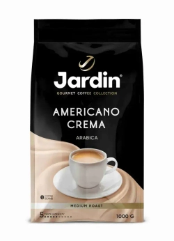 Кофе в зёрнах Jardin Americano Crema, арабика, робуста, 1 кг