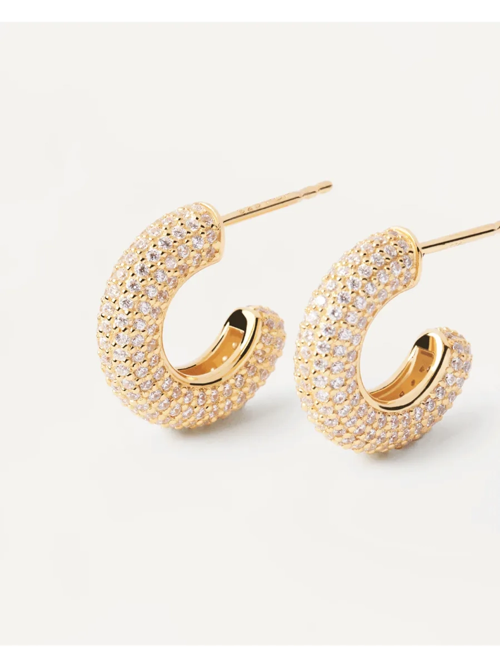 Серьги King серебро 925 пробы покрытое золотом