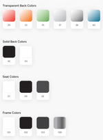 Стул пластиковый барный Papatya Ego-Rock Bar, сатинированный алюминий, антрацит матовый, дымчатый