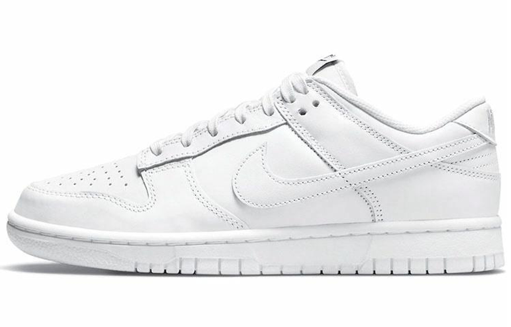Кроссовки Nike Dunk Low Triple White (Женская размерная сетка)