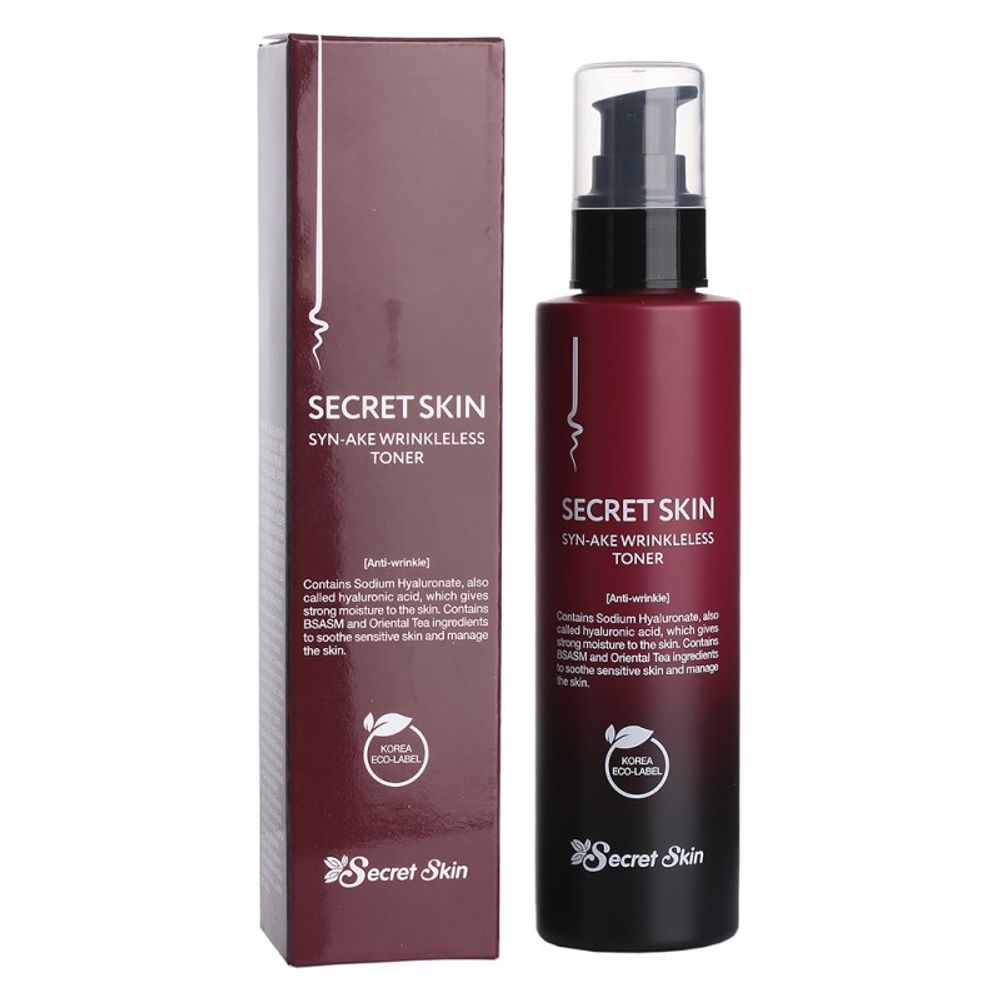 Тонер для лица антивозрастной Secret Skin Syn-Ake Wrinkleless Toner