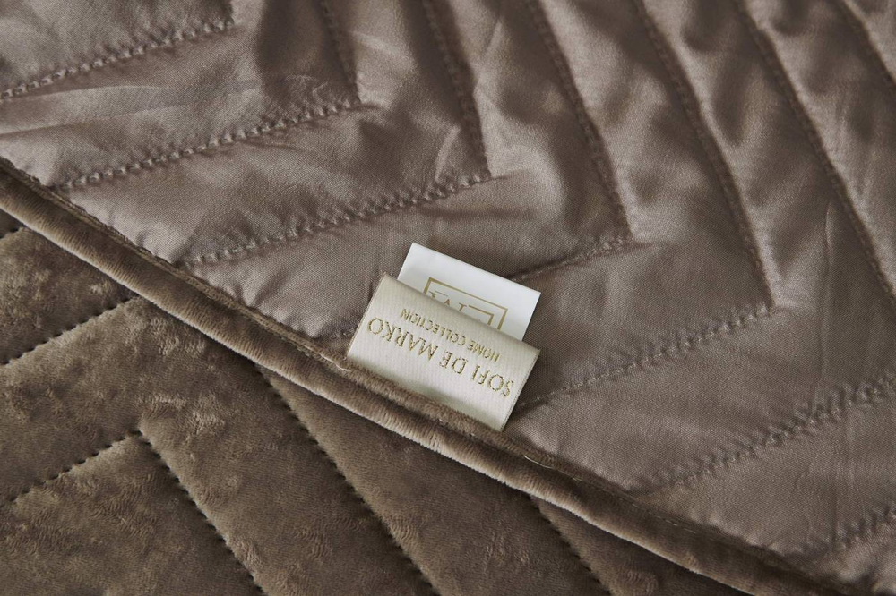 Покрывало 240х260 и 2 наволочки 50х70 Sofi De MarkO Фернанд капучино