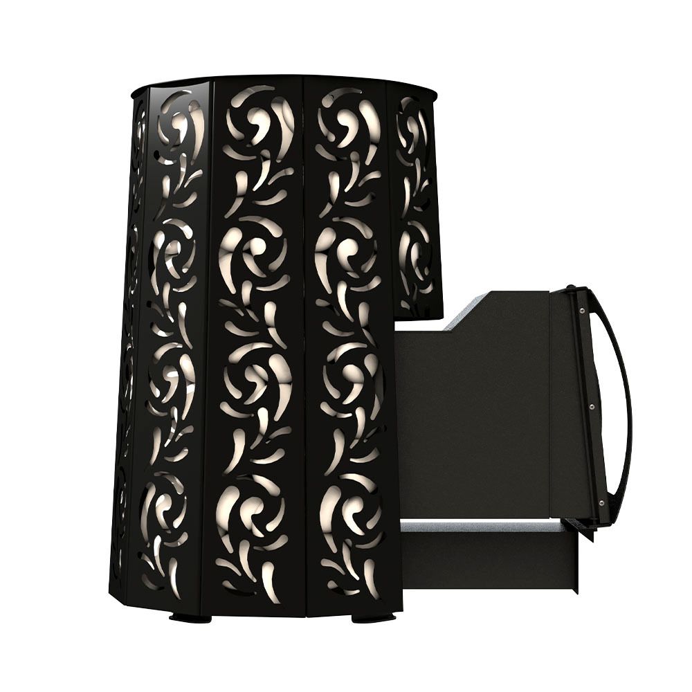 Дровяная банная печь Grill'D Violet Long Window Max