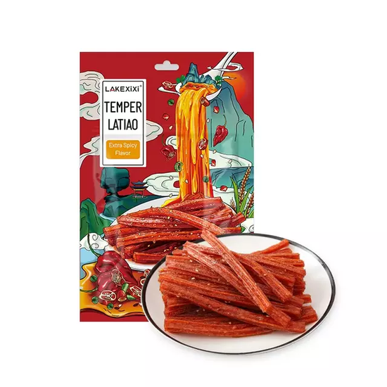 Соевое мясо Lakexixi Latiao Extra Spicy (Особо пикантный вкус) 92г (Китай)