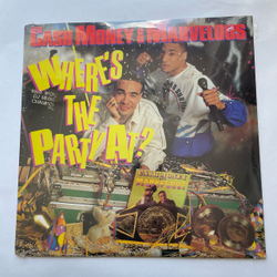 Винтажная виниловая пластинка LP Cash Money and Marvelous, Where's The Party At (США 1988) (Запечатана)