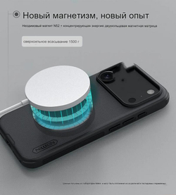 Чехол Nillkin Super Frosted Shield Pro Magnetic для iPhone 17 Pro Max