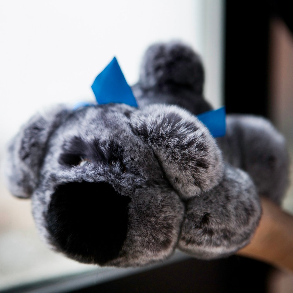 мягкая меховая собачка