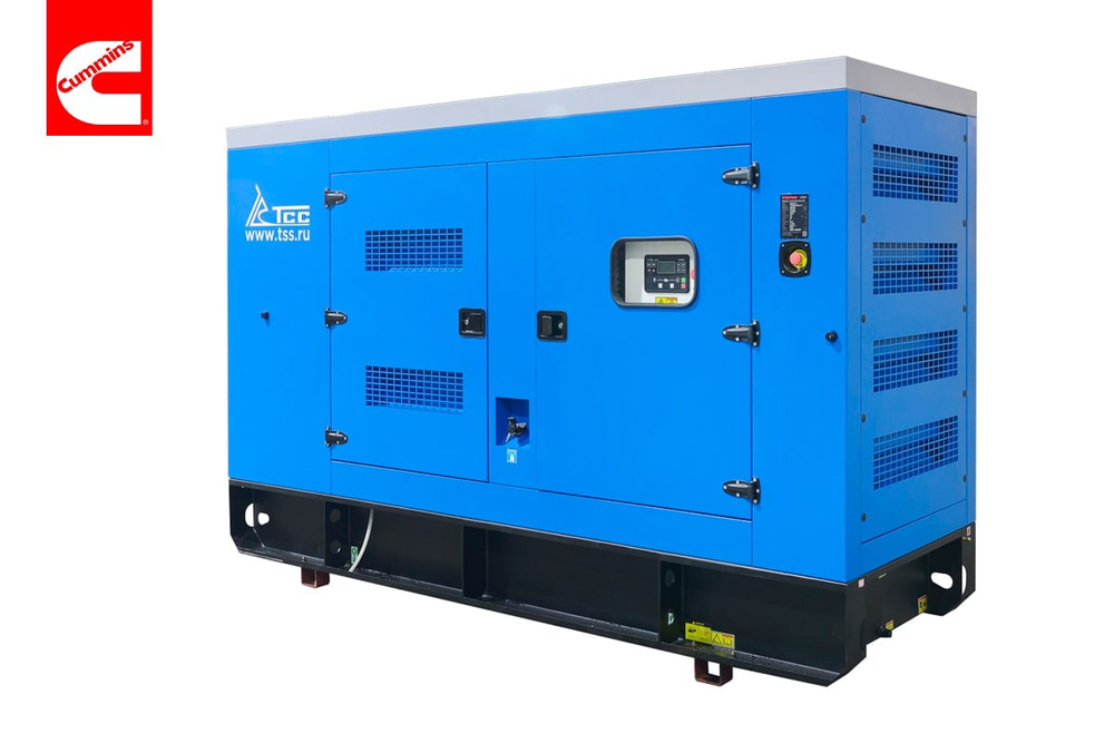 Дизельный генератор (200 кВт) ТСС АД-200C-Т400-1РКМ15 в шумозащитном кожухе