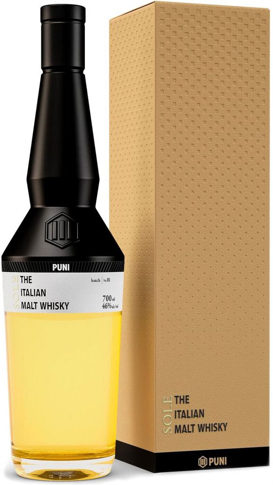Виски Puni Sole gift box, 0.7 л.