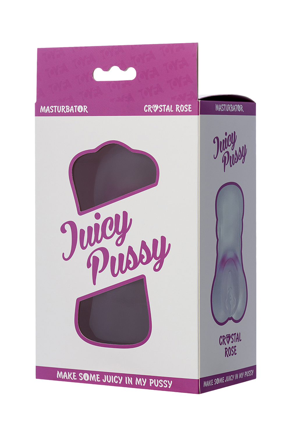 Мастурбатор реалистичный Toyfa Juicy Pussy Crystal Rose 14 см