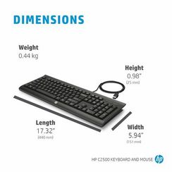 Klaviatura \ Клавиатура \ Keyboard HP Desktop Keyboard+Mouse C2500