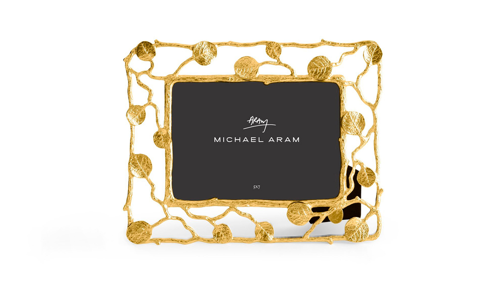 Рамка для фото 12х17см Michael Aram Ботаника золотистая