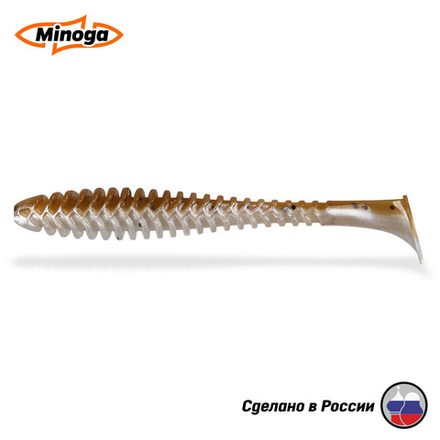 Силиконовая приманка "Minoga" ACTION FAT  6,1"(3шт) 155мм, 17,74 гр, цвет 110