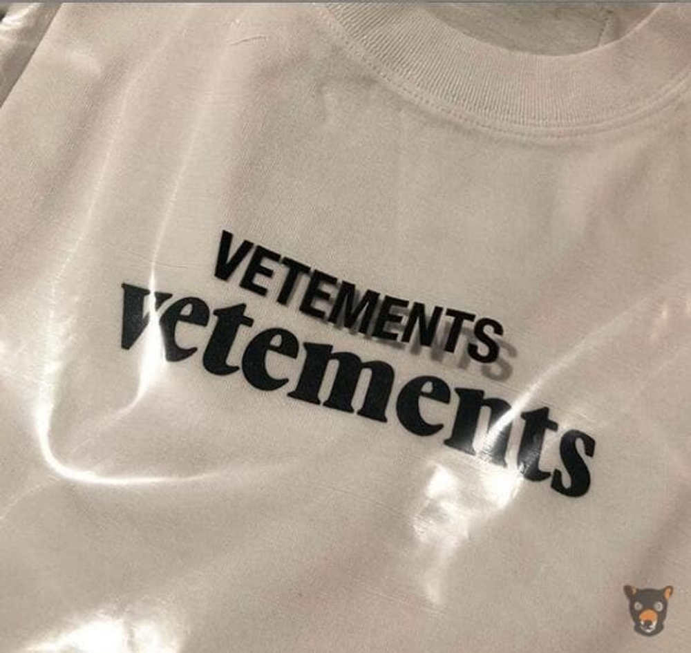 Футболка Vetements белая