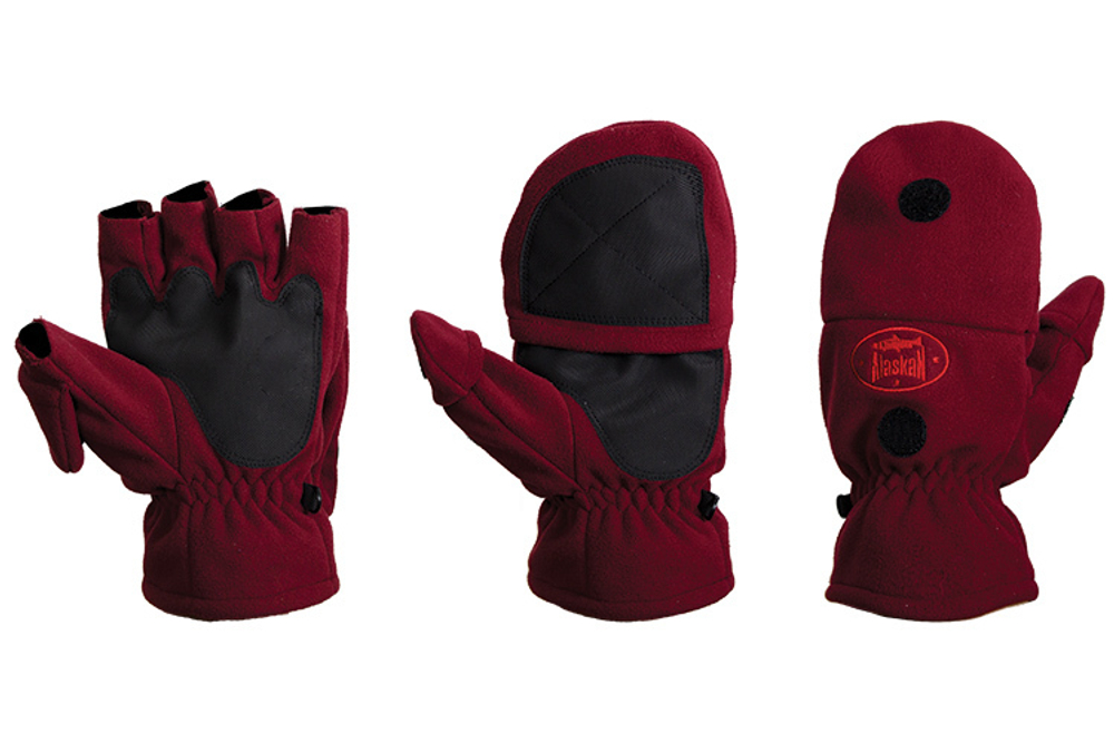 Перчатки-варежки Alaskan Colville L черный(22-23см)