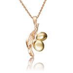 Подвеска «Оливки» из комбинированного золота