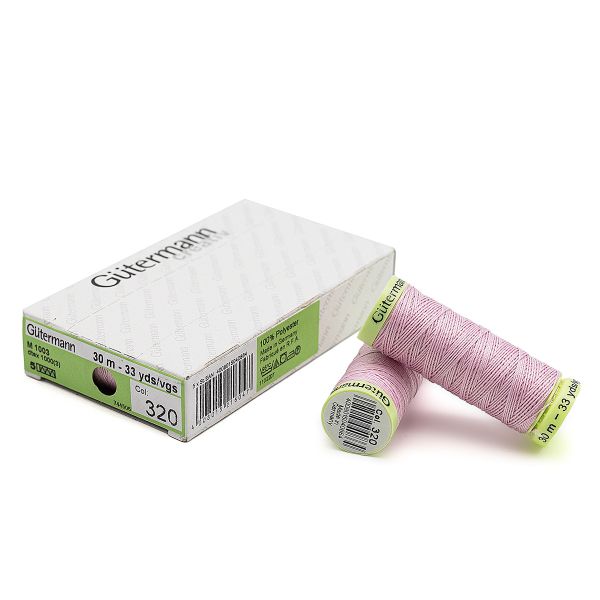 Нитки отделочные Gutermann Top Stitch 30 (30 метров), 5 кат. | 320 зефирно-розовый