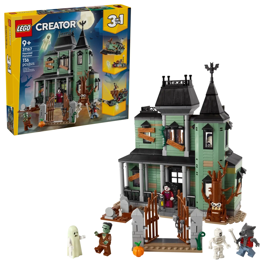 Конструктор LEGO Creator 3in1 31167 Особняк с привидениями