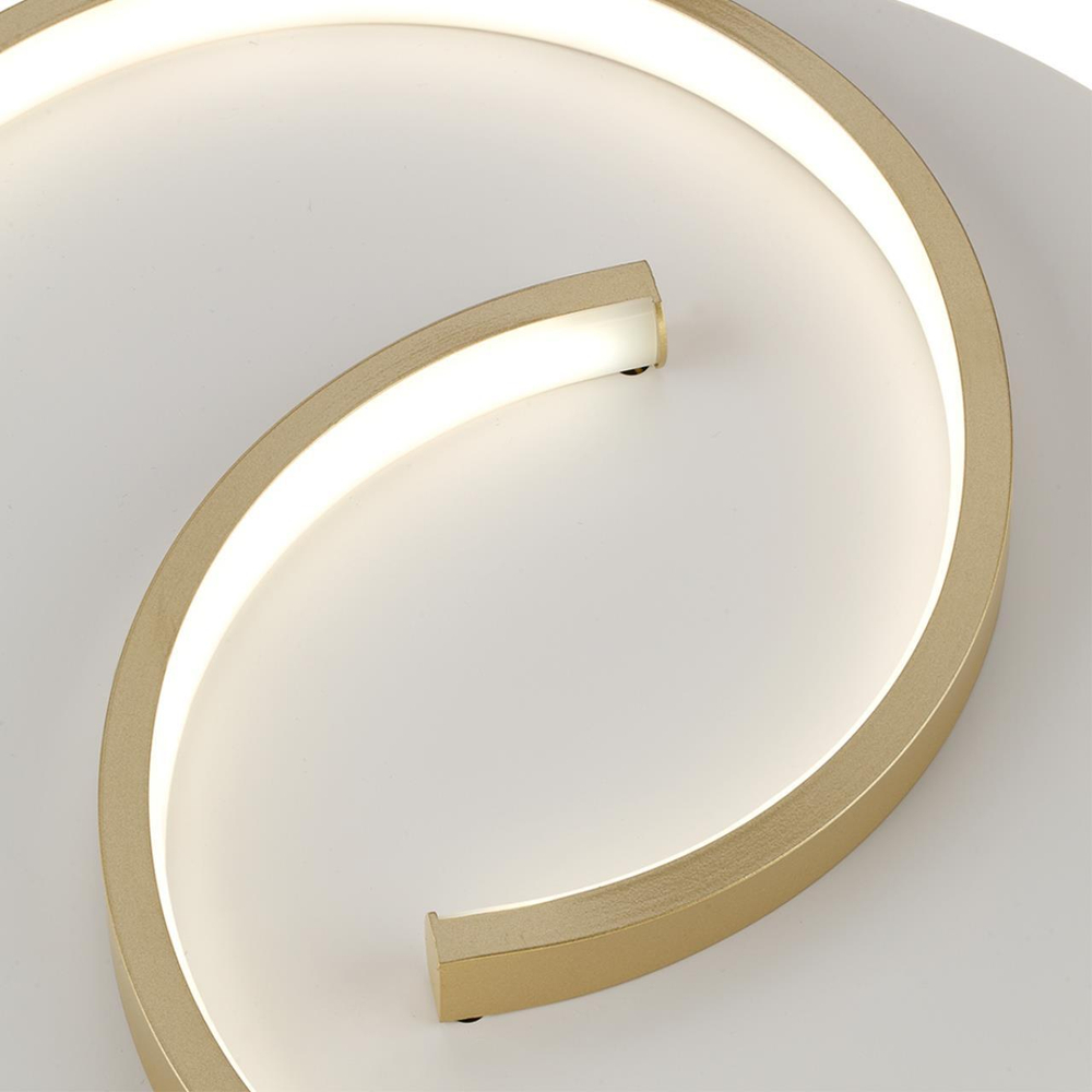 8020/75CL LEDIO LN25 шампань/белый металл/акрилл Потолочный светильник LED 75W 220V 3000-6000K TWIST